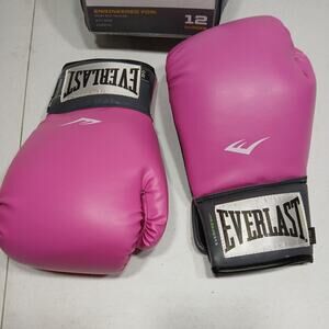 EVERLAST WOMEN'S BOXING PRO STYLE PINK 12 OZ. TRAINING GLOVES
